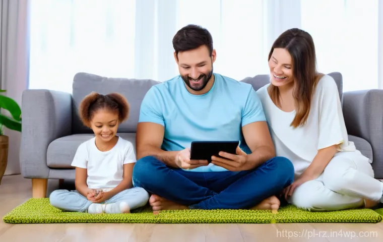 마인드풀테크의 교육적 실천 - **Prompt 2: Teacher Leading a Mindful Tech Session**
    "A female teacher, appearing calm and encou...