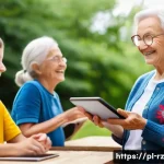 마인드풀테크와 커뮤니티 빌딩 - **Prompt 1: Community Building Through Technology in a Polish Village**
    "A heartwarming scene de...